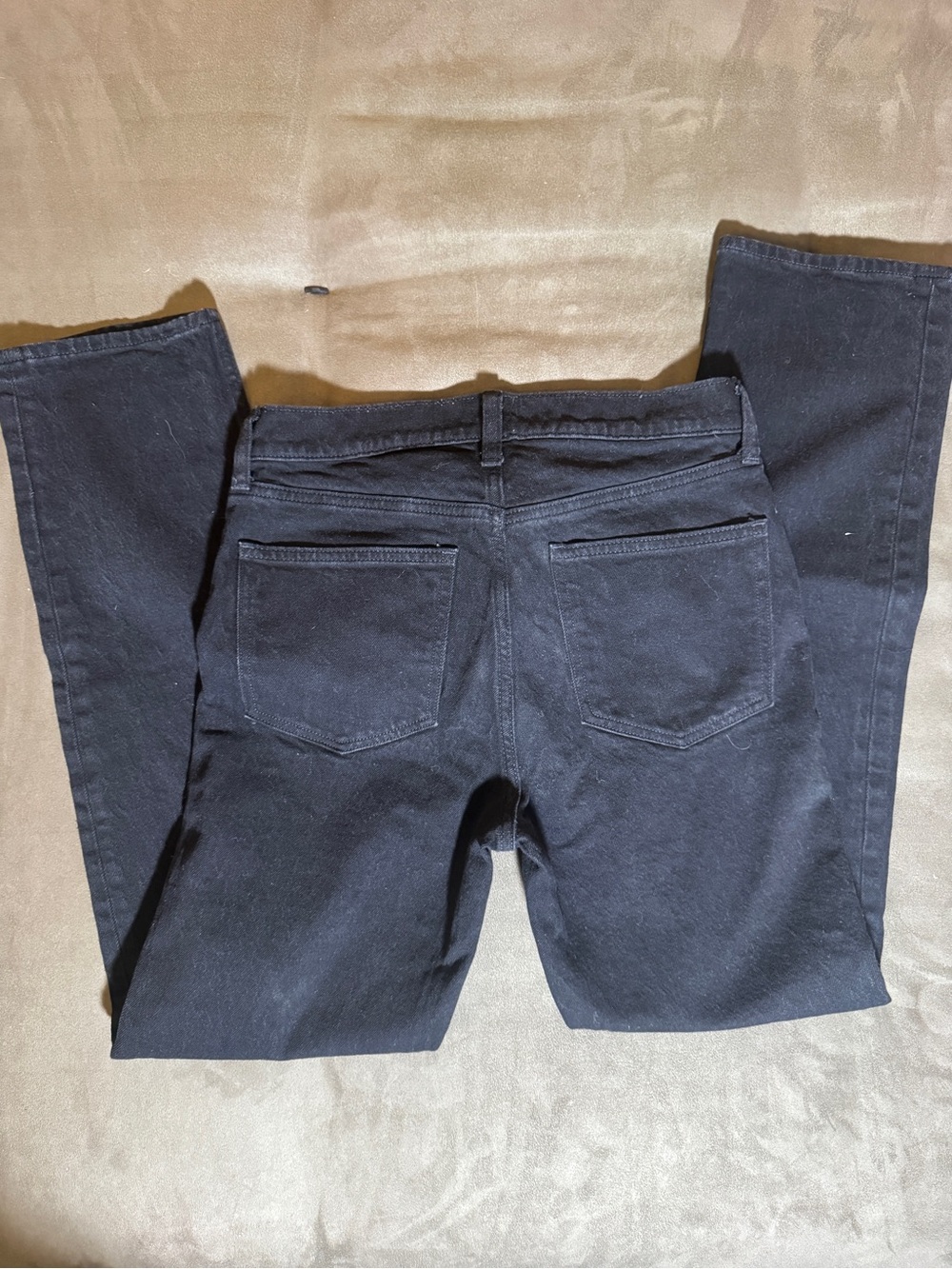 Gap 90's straight high rise Jeans, black, size 27/4R
